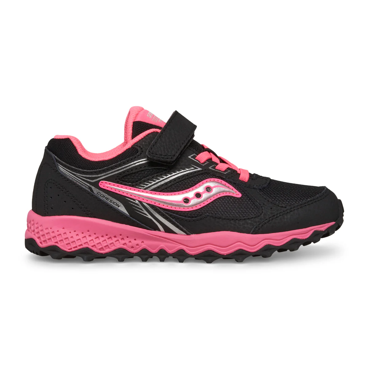 Cohesion Tr14 A/C Sneaker - Big Kid Black/Pink - Image 6