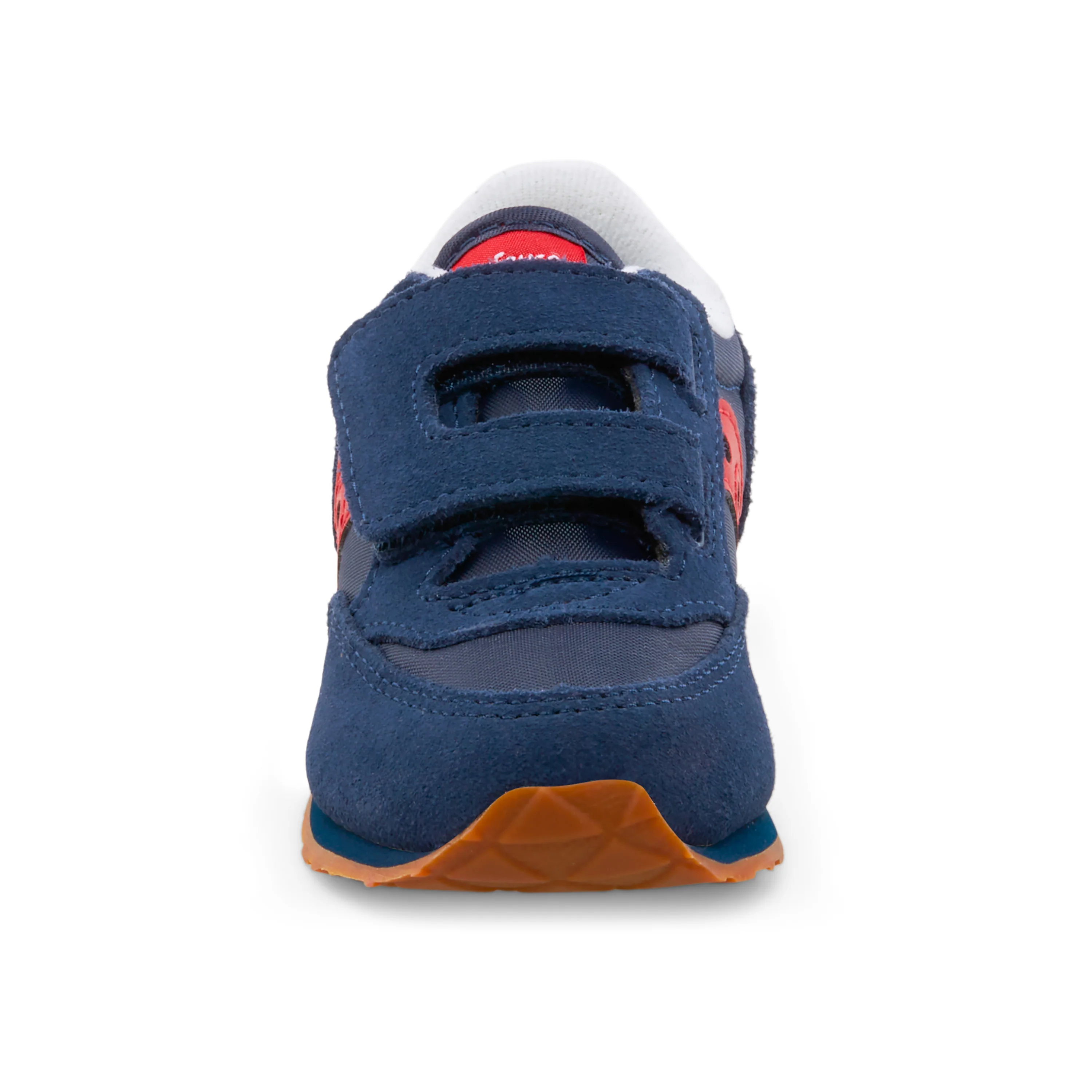 Jazz Hook & Loop Sneaker - Big Kid Navy/Red - Image 4