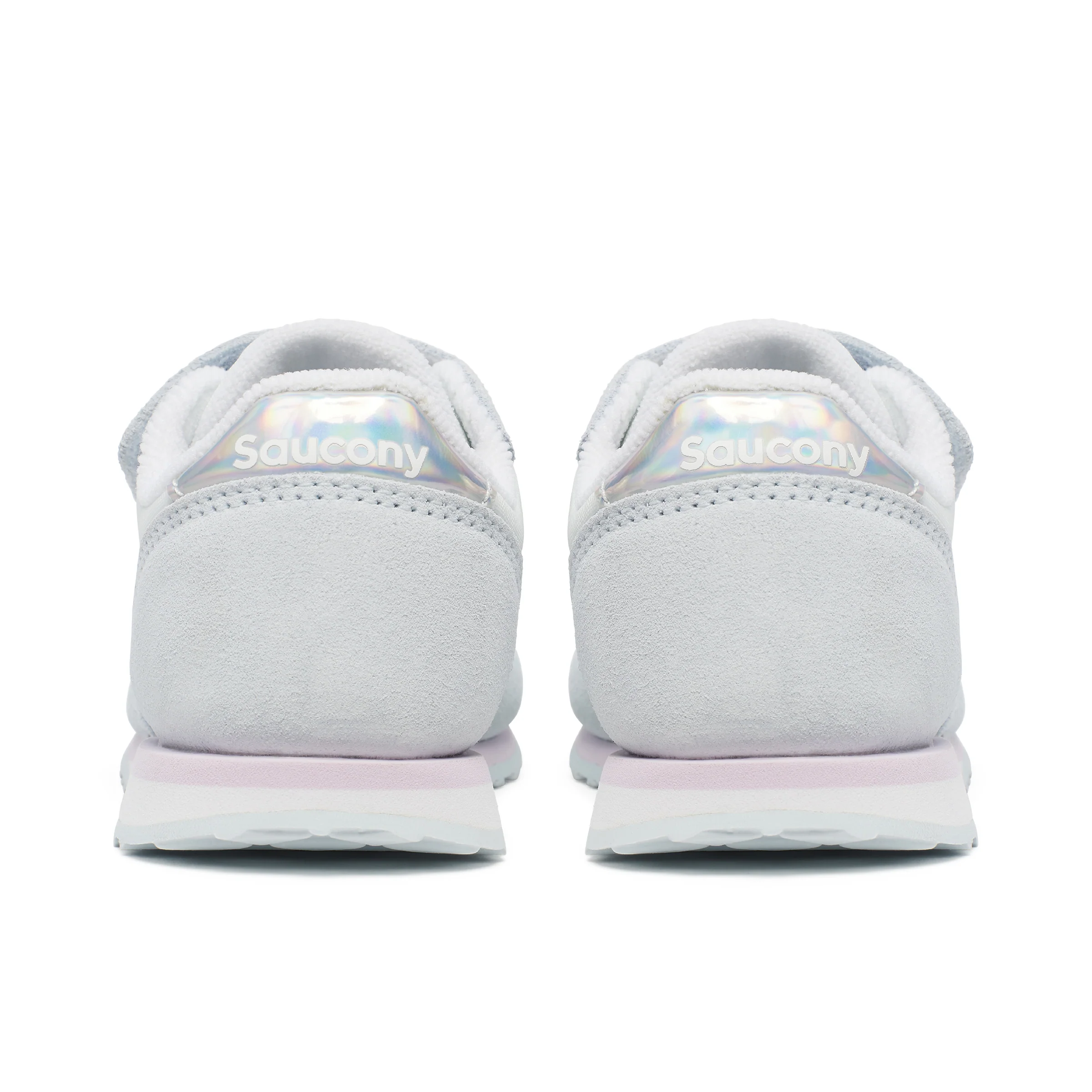 Jazz Hook & Loop Sneaker - Big Kid White/Blue - Image 4