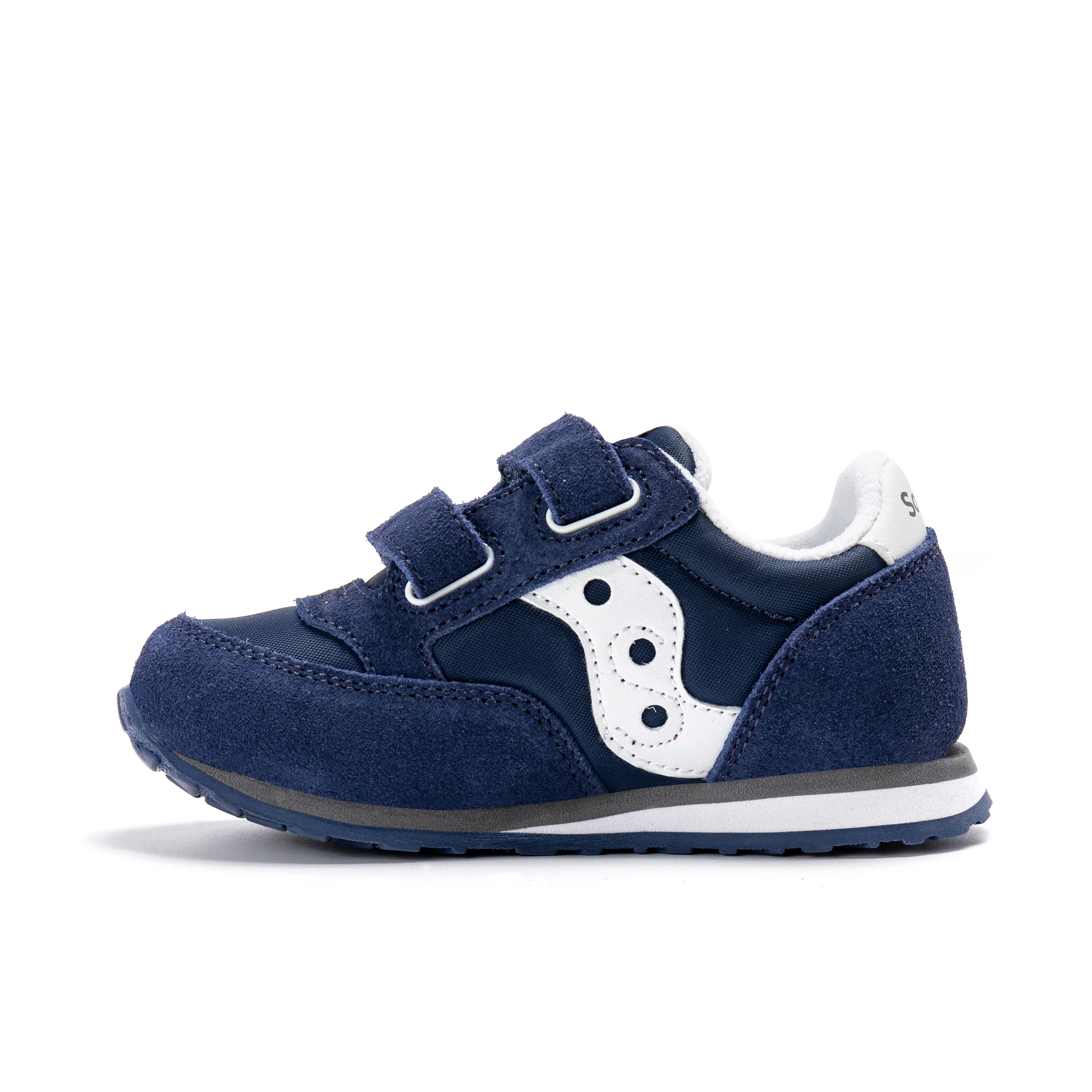 Jazz Hook & Loop Sneaker - Big Kid Cobalt/White - Image 3