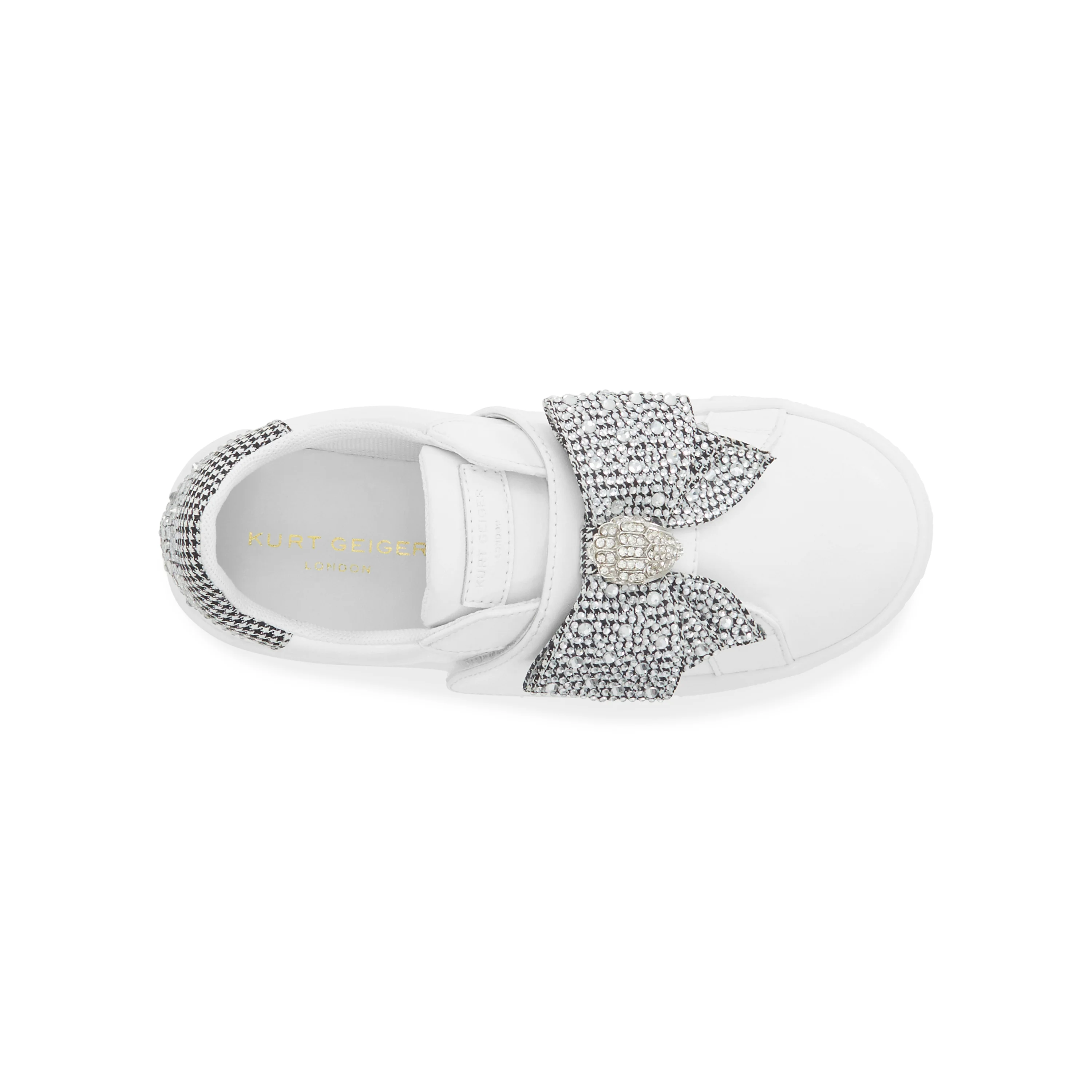 Mini Laney Bow Sneaker - Big Kid White - Image 5