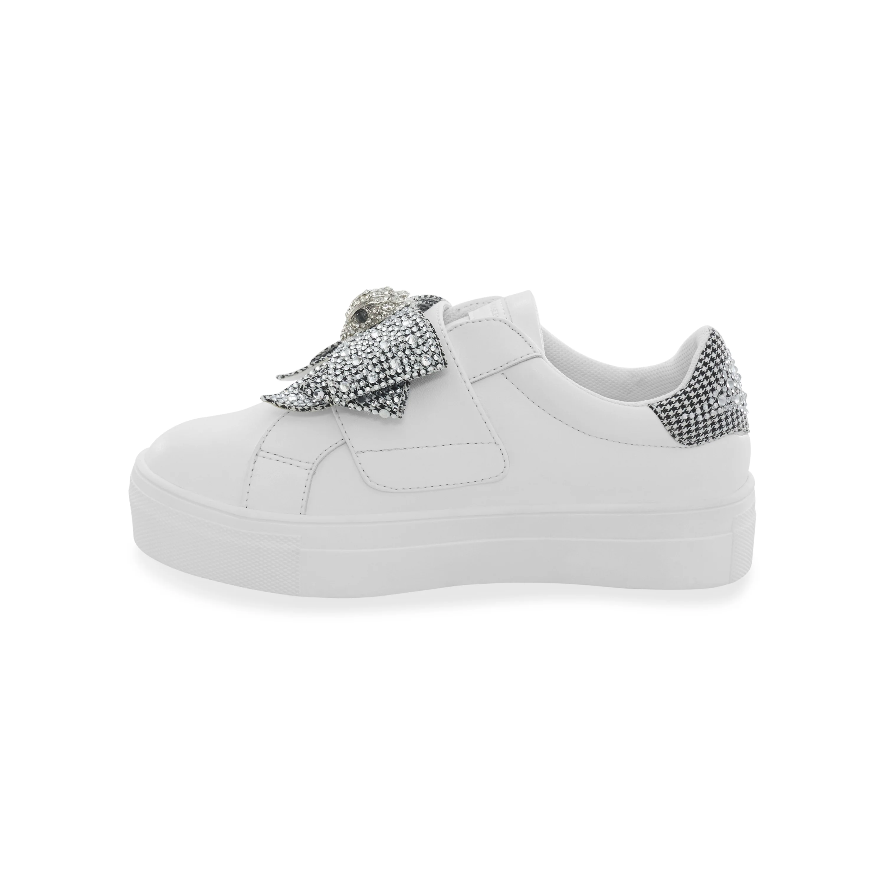 Mini Laney Bow Sneaker - Big Kid White - Image 7