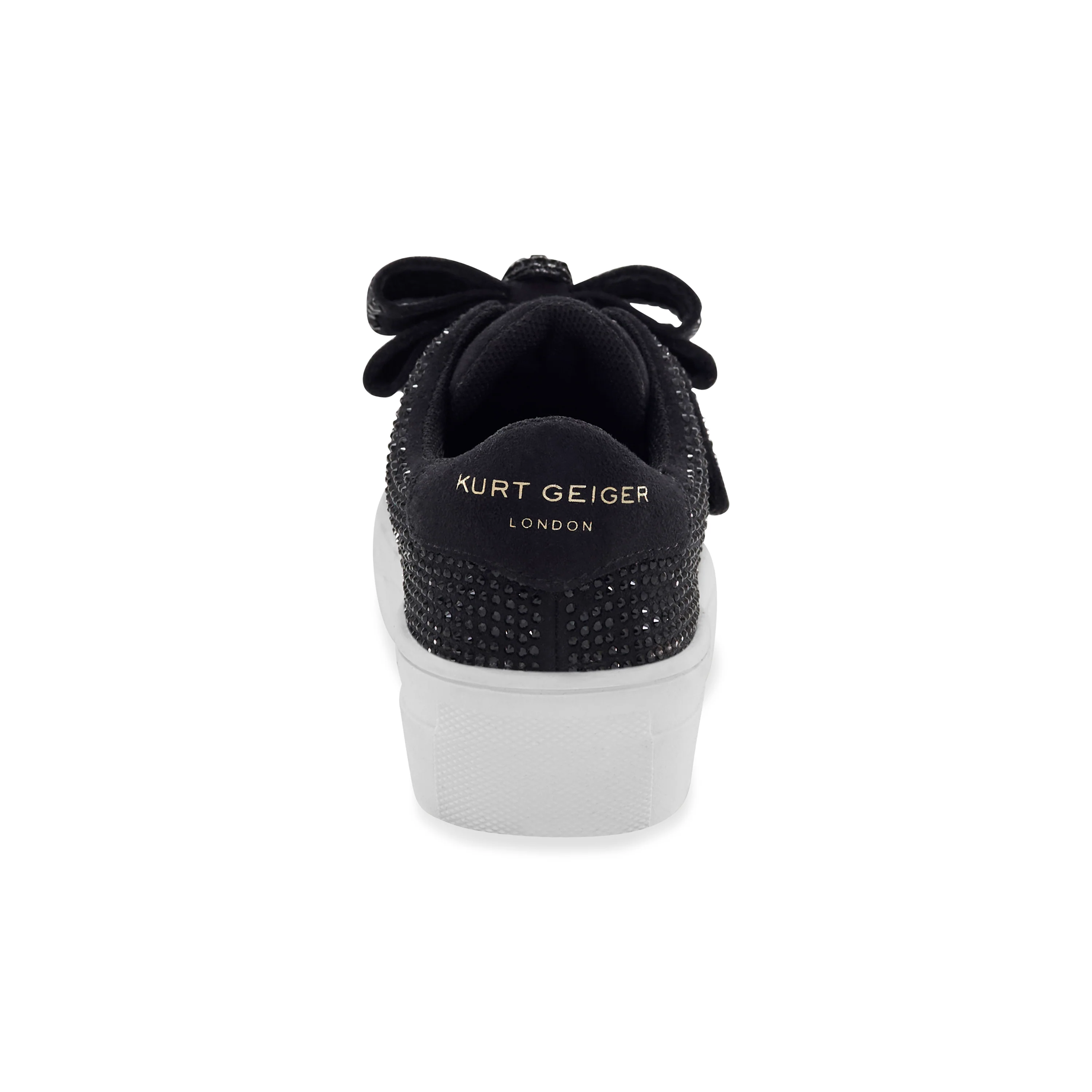 Mini Laney Bow Sneaker - Big Kid Black/White - Image 3