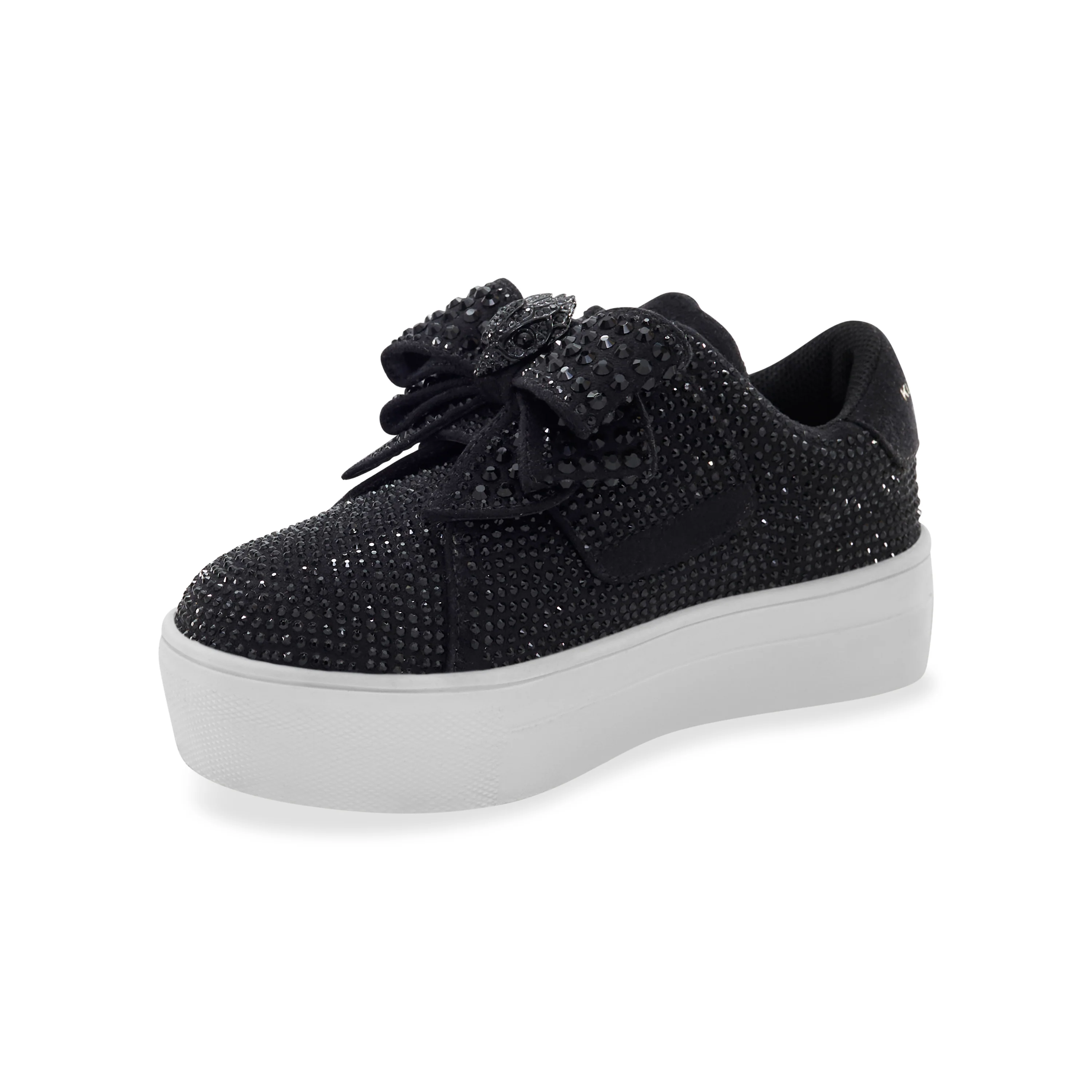 Mini Laney Bow Sneaker - Big Kid Black/White - Image 8